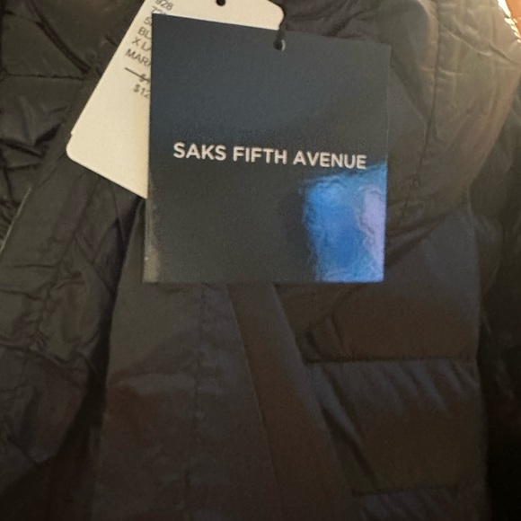 NWT Saks Fifth Avenue Puffer Jacket X Large - Picture 6 of 8